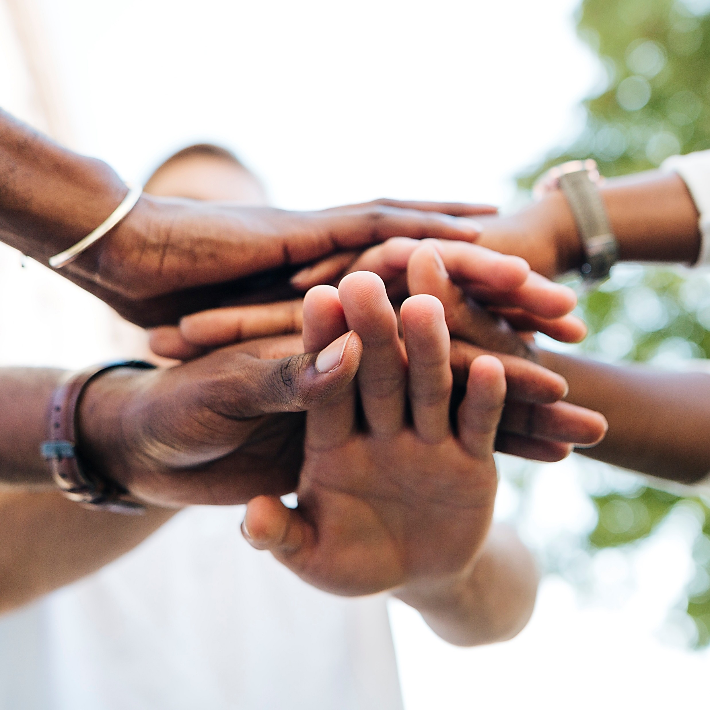 Joining hands in support